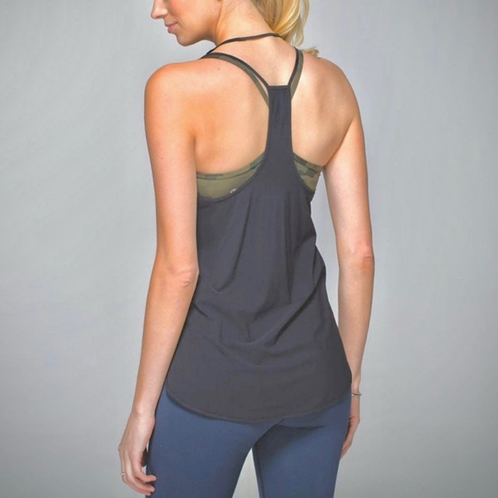 Lululemon Coastal Tank Graphite Grey